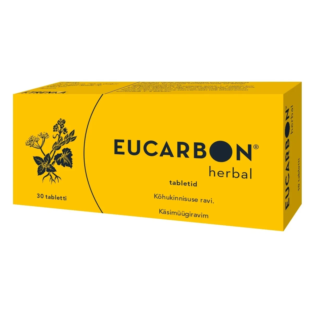 EUCARBON HERBAL TBL 105MG N30 - Tootepilt