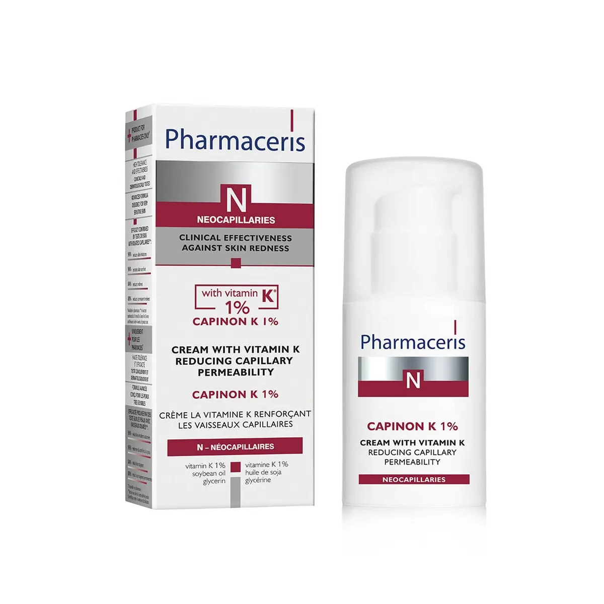 PHARMACERIS N NÄOKREEM K-VITAMIINIGA 30ML - Tootepilt