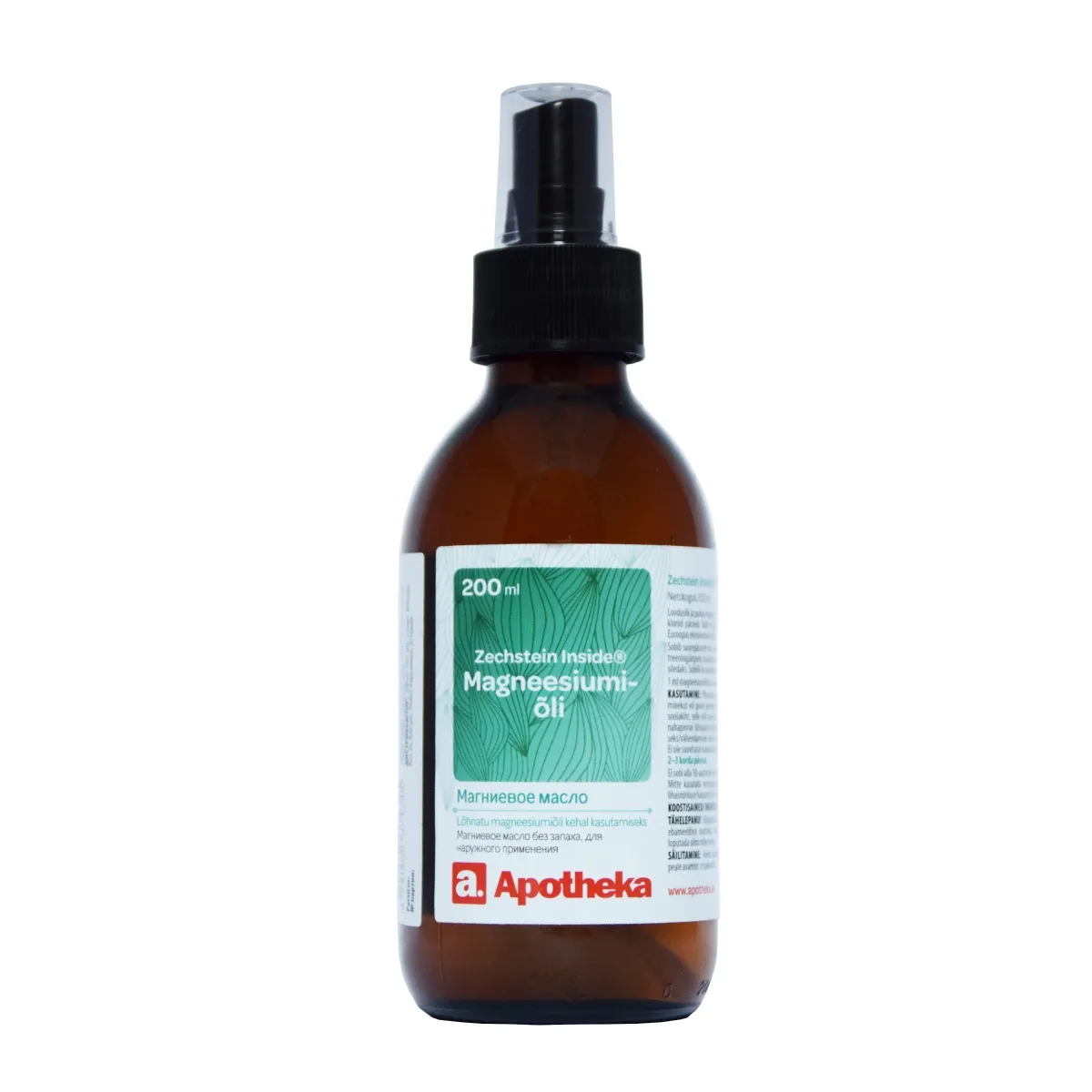 A. ZECHSTEIN INSIDE MAGNEESIUMIÕLI SPREI 200ML - Tootepilt 1
