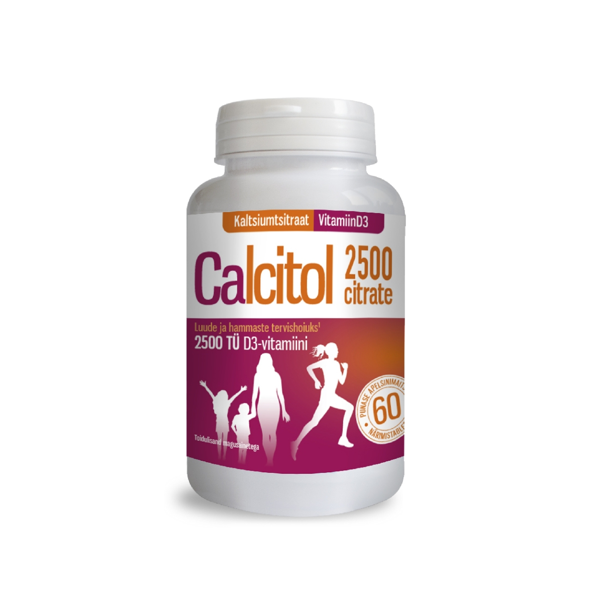 CALCITOL CITRATE NÄRIMISTBL 2500IU N60 - Tootepilt