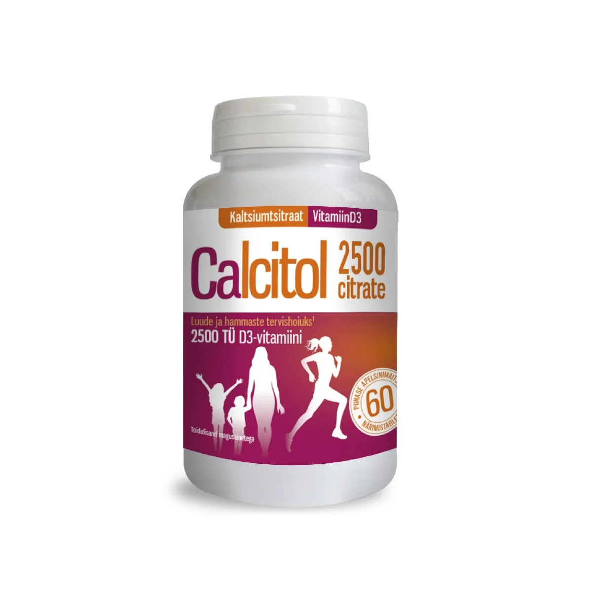CALCITOL CITRATE NÄRIMISTBL 2500IU N60 - Tootepilt
