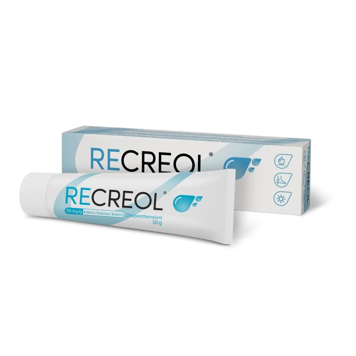 RECREOL KREEM 50MG/G 50G - Tootepilt