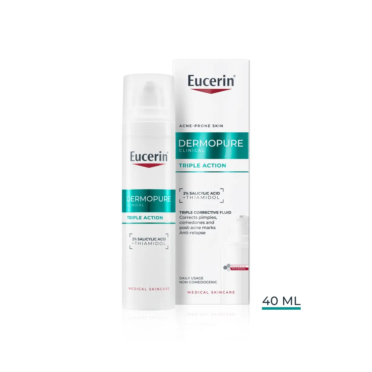 EUCERIN DERMOPURE CLINICAL EMULSIOON KORRIGEERIV 40ML - Tootepilt