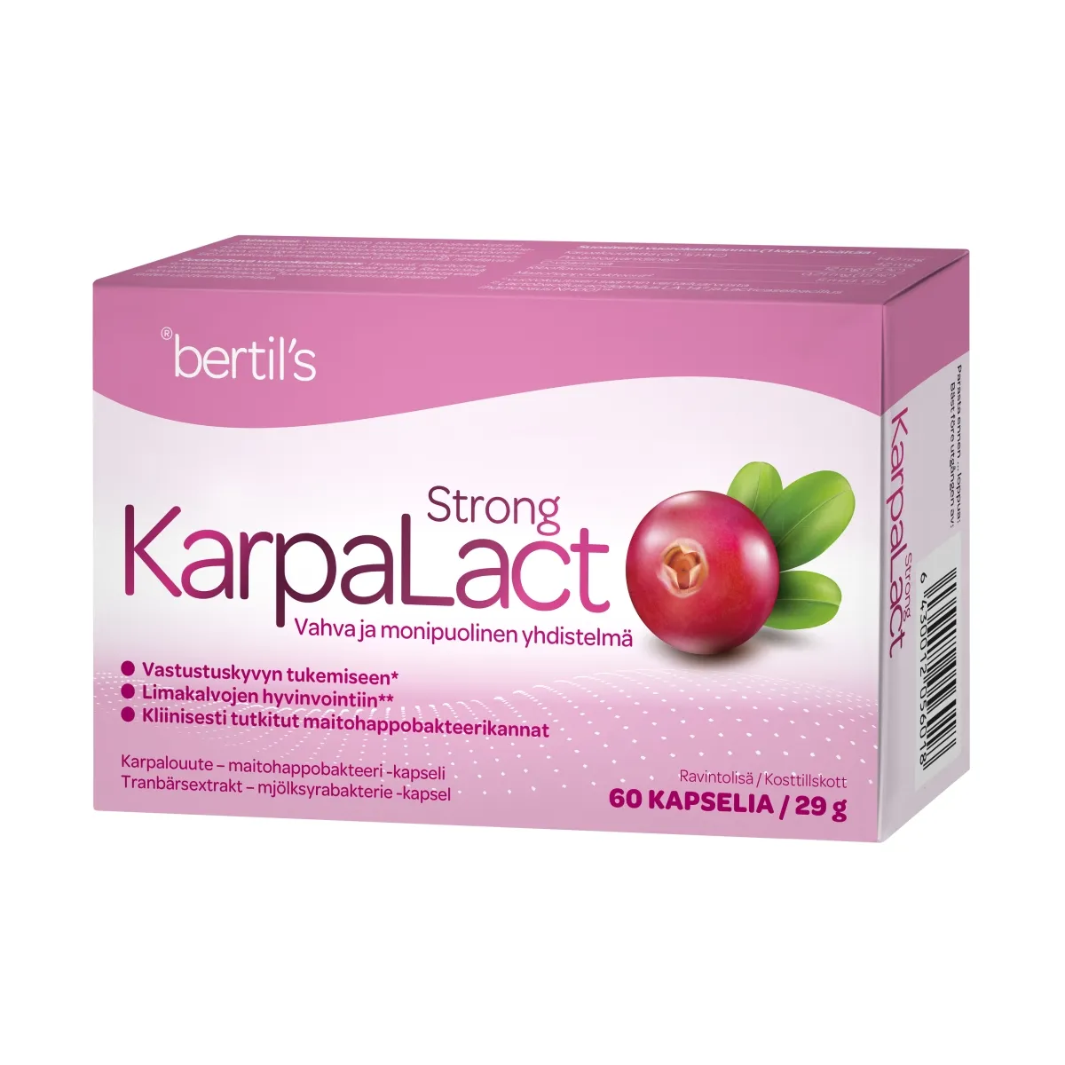 BERTILS KARPALACT STRONG KAPSLID N60 - Tootepilt