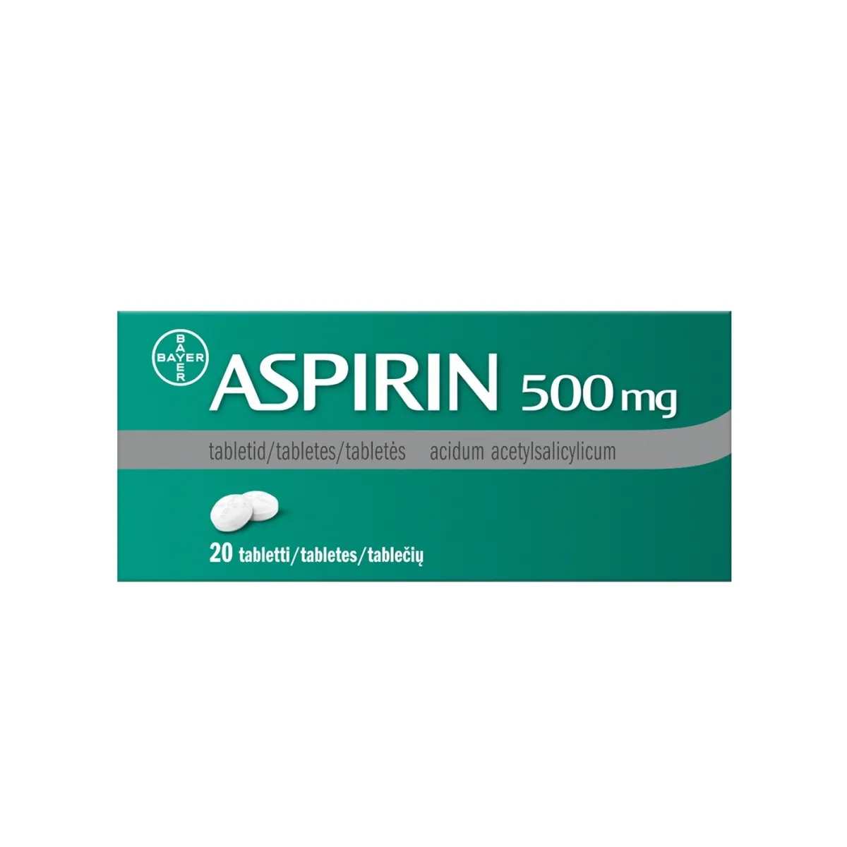 ASPIRIN TBL 500MG N20 - Tootepilt
