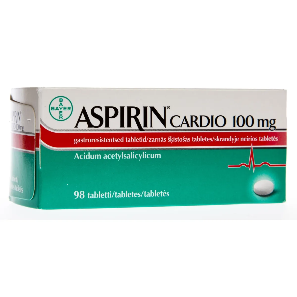 ASPIRIN CARDIO GASTRORESIST TBL 100MG N98 - Tootepilt