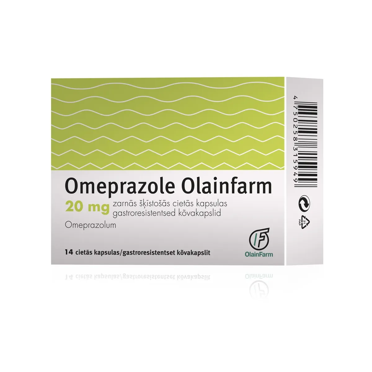 OMEPRAZOLE OLPHA GASTRORESIST KAPSEL 20MG N14 - Tootepilt