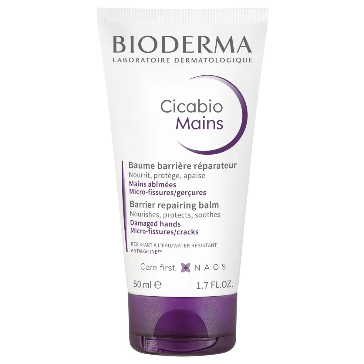 BIODERMA CICABIO KÄTEKREEM KAHJUSTATUD NAHALE 50ML - Tootepilt