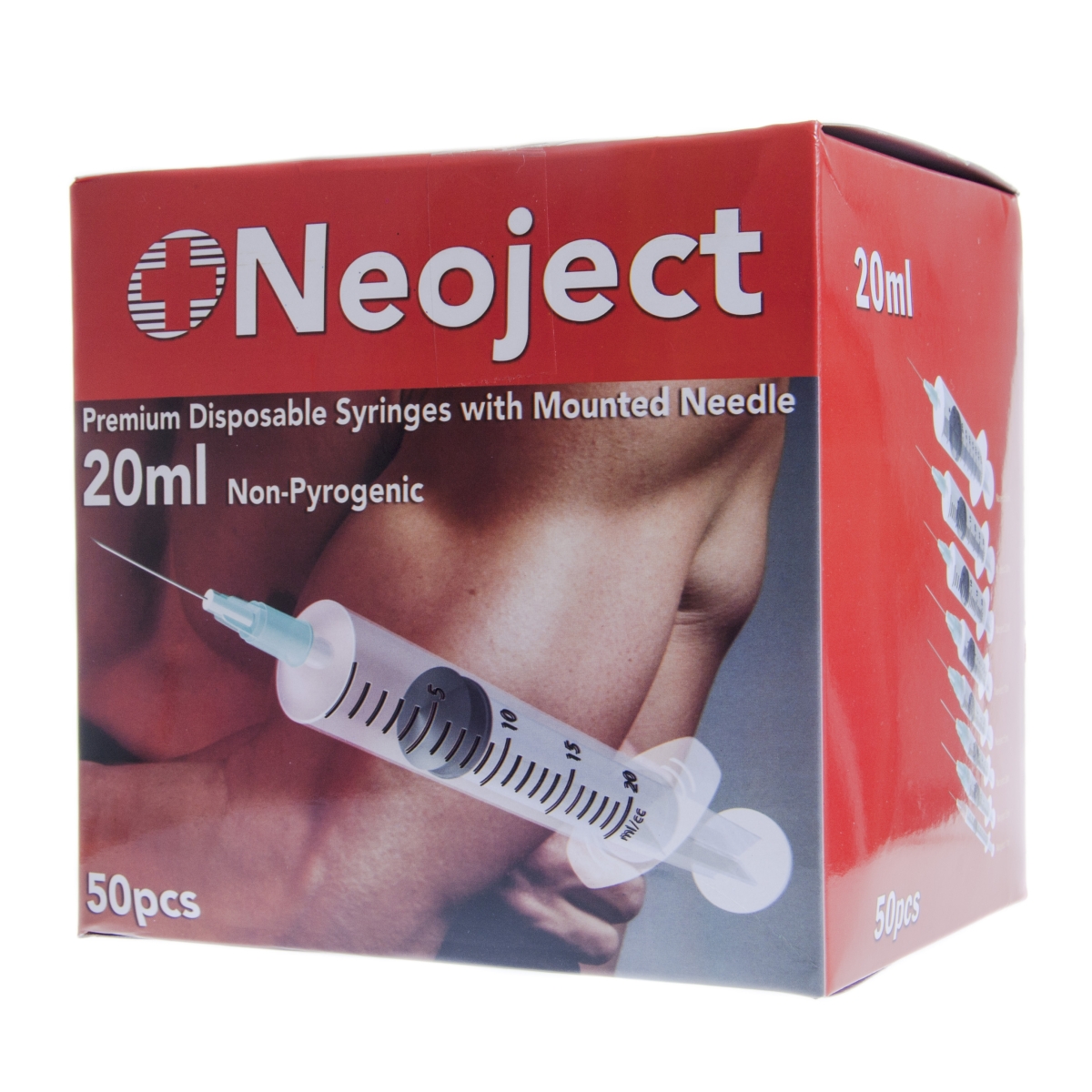 SÜSTAL NÕELAGA NEOJECT 20ML 3 OSALINE (22G) N50 /SLIP TIP/ - Tootepilt
