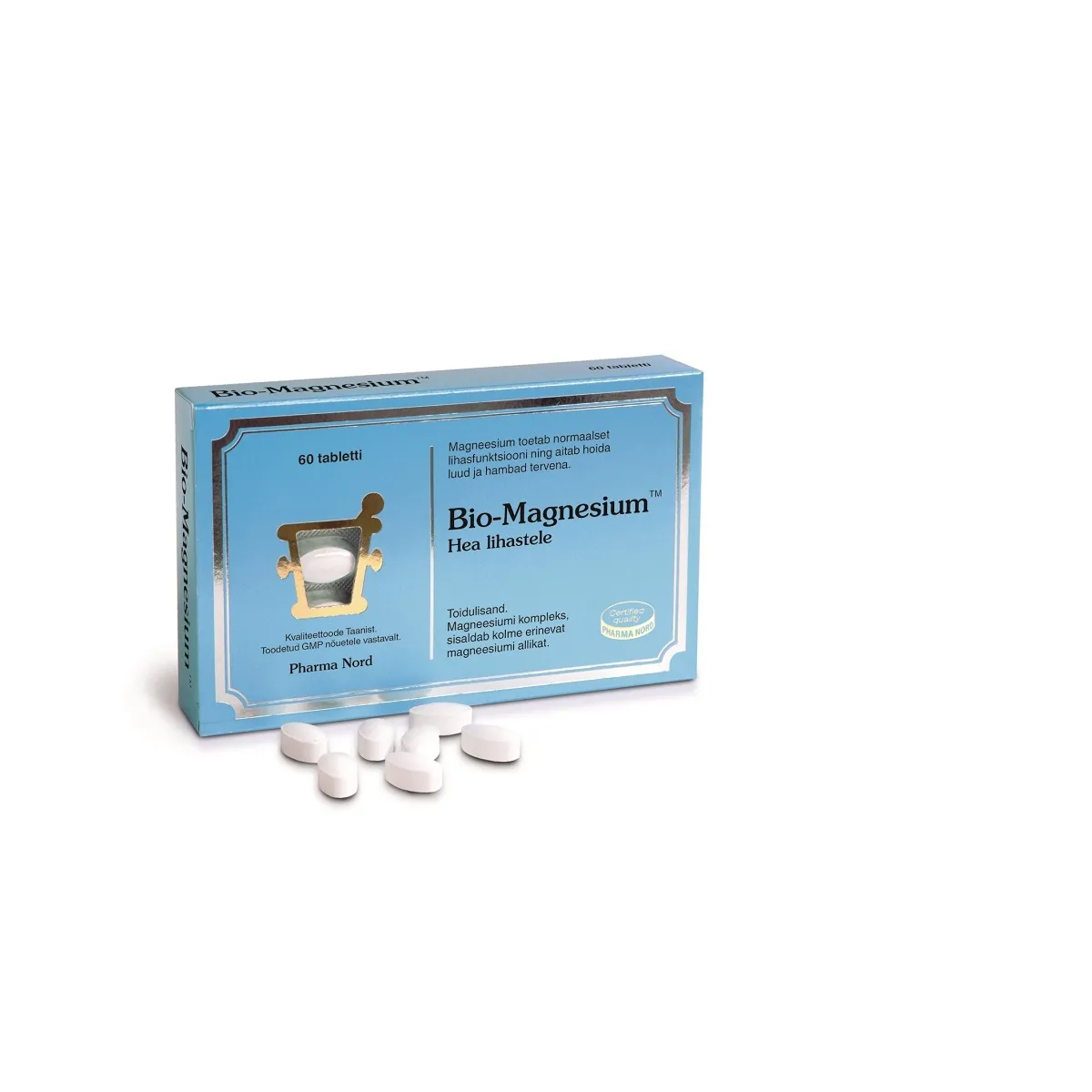 BIO-MAGNESIUM TBL 200MG N60 - Tootepilt