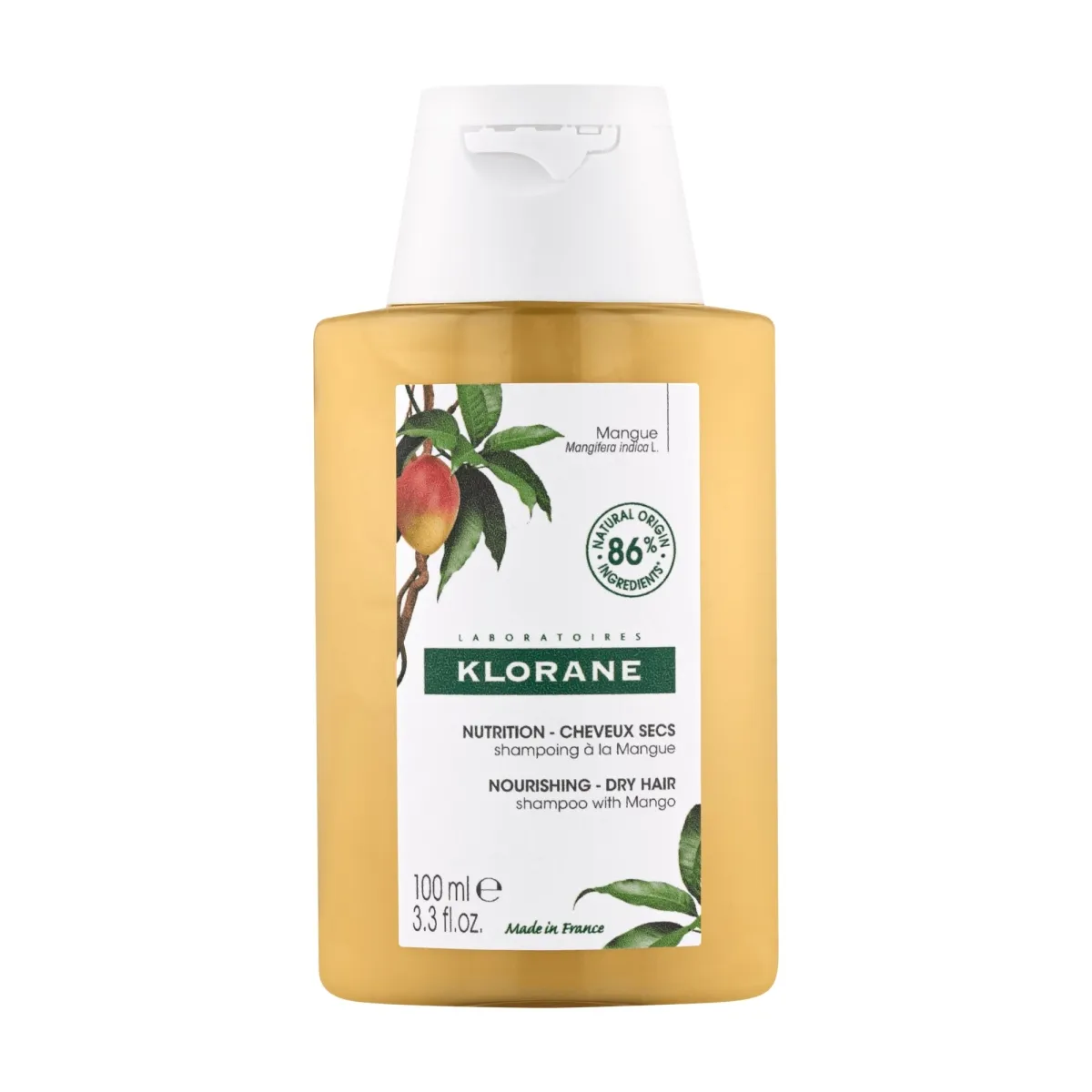 KLORANE SHAMPOON MANGO KUIVADELE JUUSTELE 100ML - Tootepilt