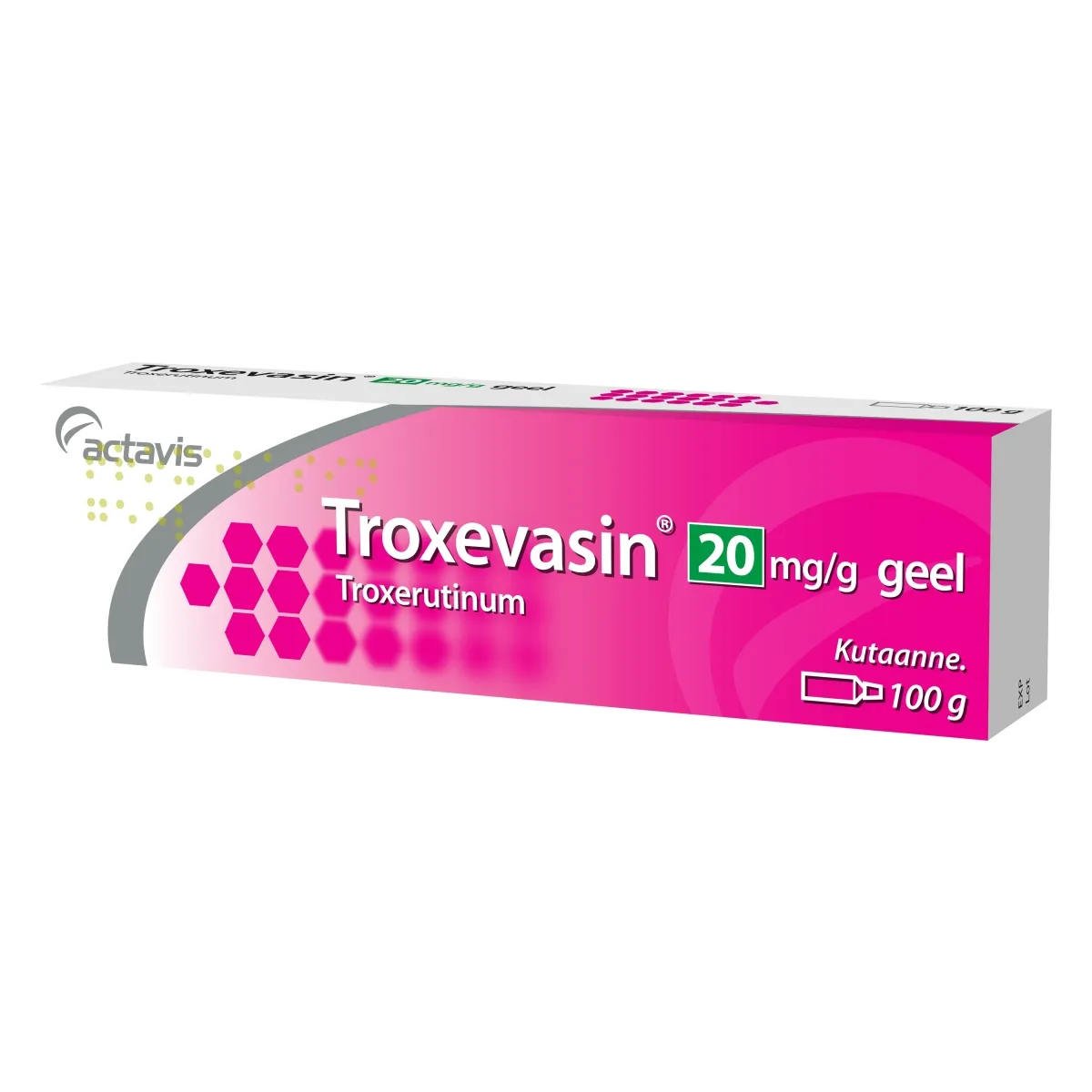 TROXEVASIN GEEL 20MG/G 100G - Tootepilt