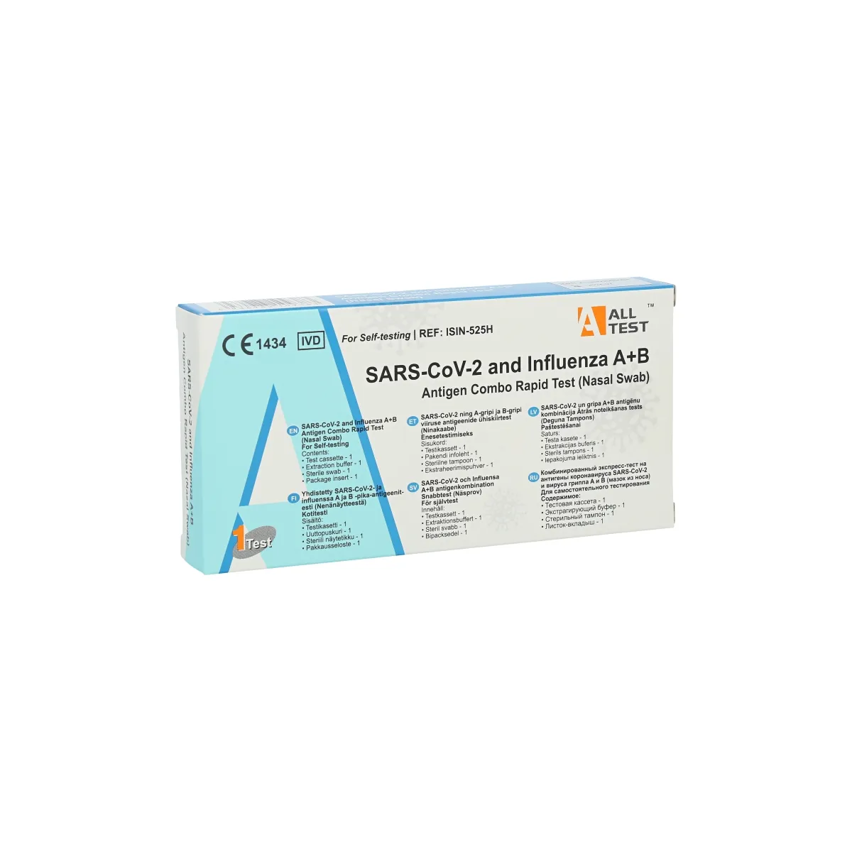 ANTIGEENI KIIRTEST SARS COV-2 JA A/B GRIPIVIIRUS ALLTEST N1 - Tootepilt