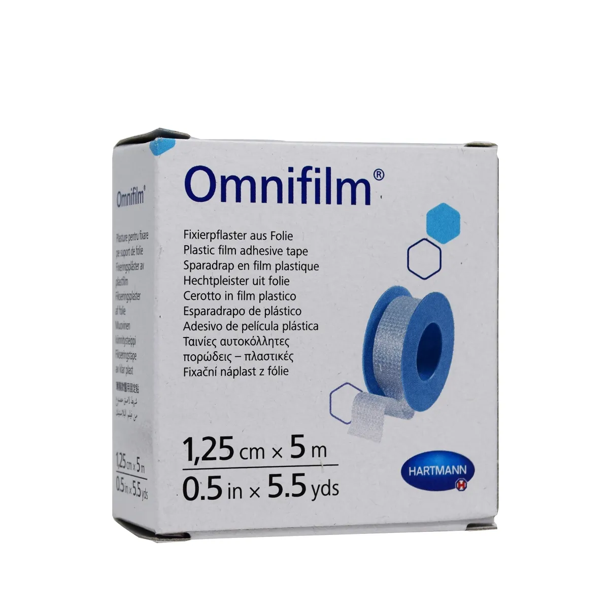 OMNIFILM RULLPLAASTER LÄBIPAISTEV 1,25CMX5M - Tootepilt
