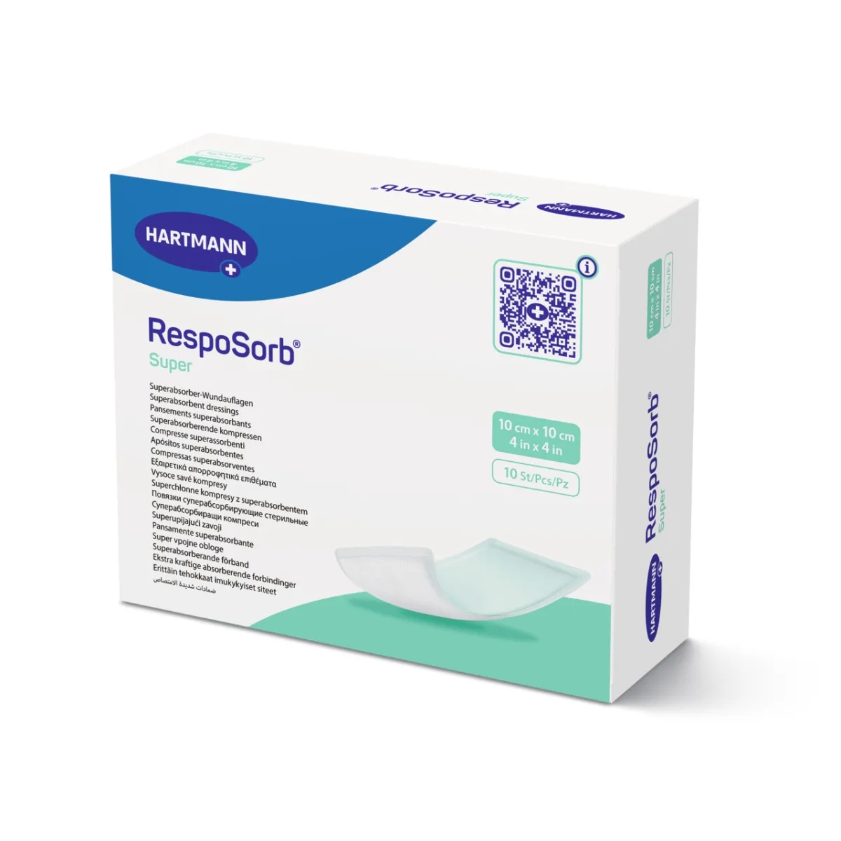RESPOSORB SUPER HAAVASIDE 10X10CM N10 /685020/ - Tootepilt