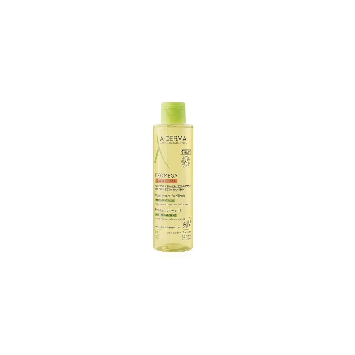 A-DERMA EXOMEGA CONTROL DUSHIÕLI ATOOPILISELE NAHALE 200ML - Tootepilt