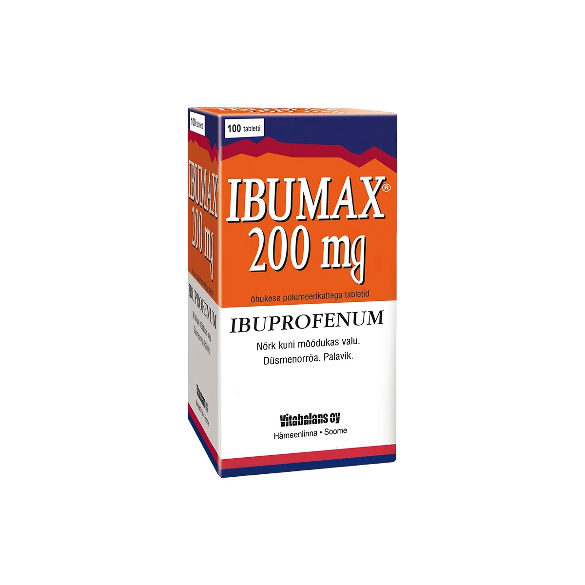 IBUMAX TBL 200MG N100 - Tootepilt