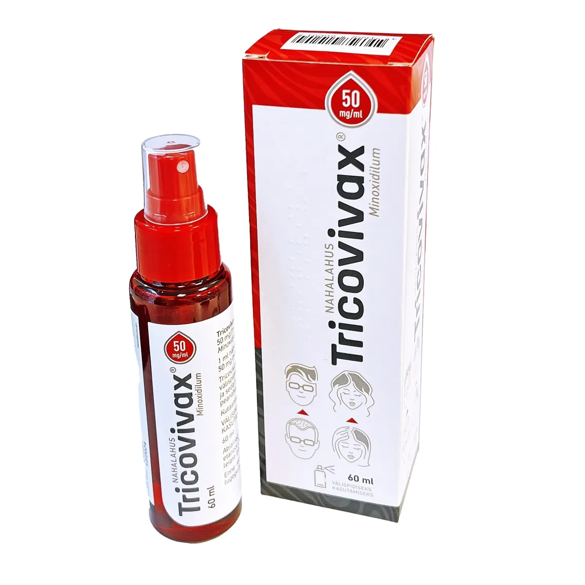 TRICOVIVAX NAHALAHUS 50MG/ML 60ML N1 - Tootepilt