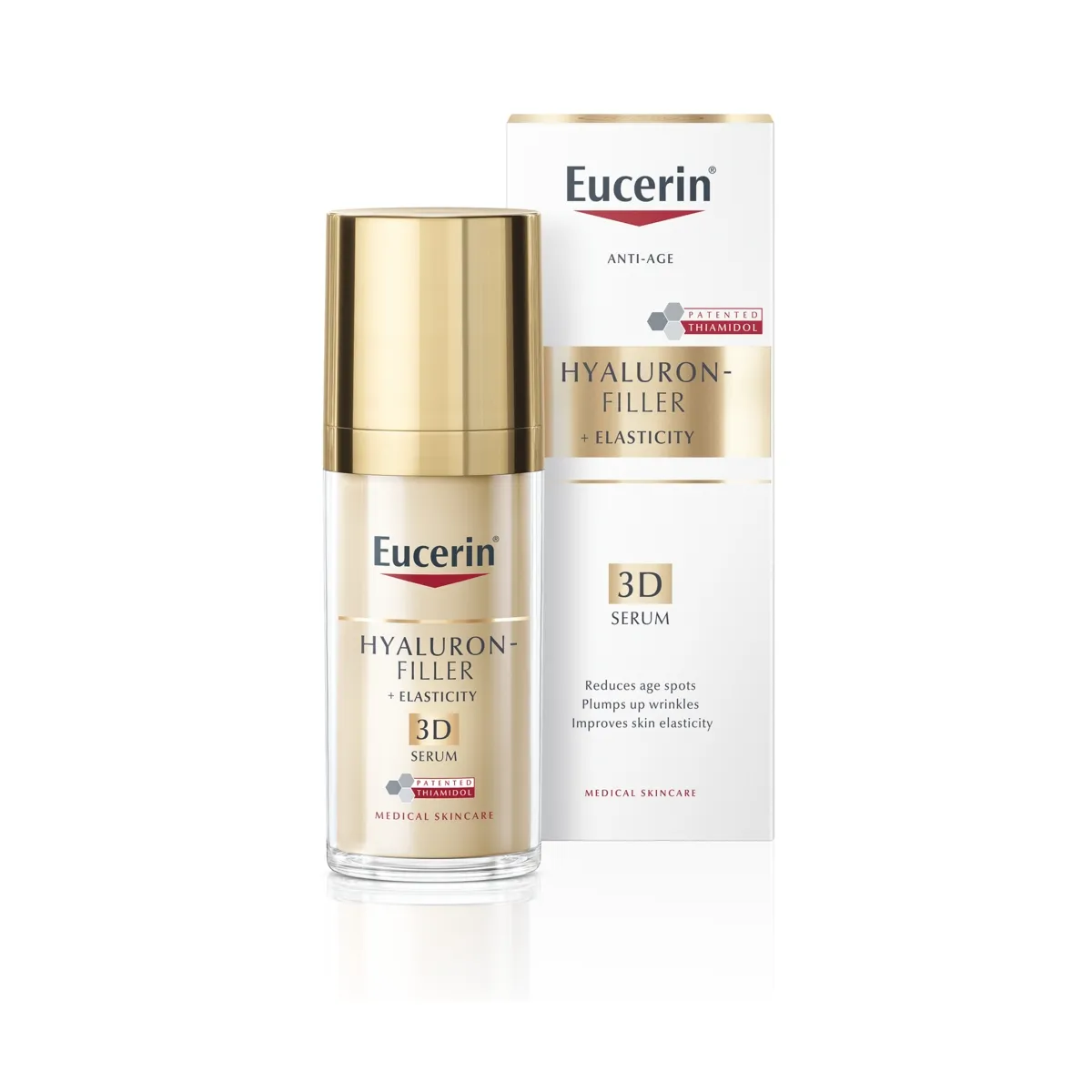 EUCERIN HYALURON FILLER+ELASTICITY 3D SEERUM 30ML - Tootepilt