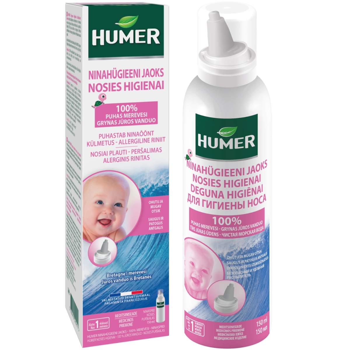 HUMER NINAHÜGIEENI JAOKS IMIKUTELE/LASTELE 150ML - Tootepilt