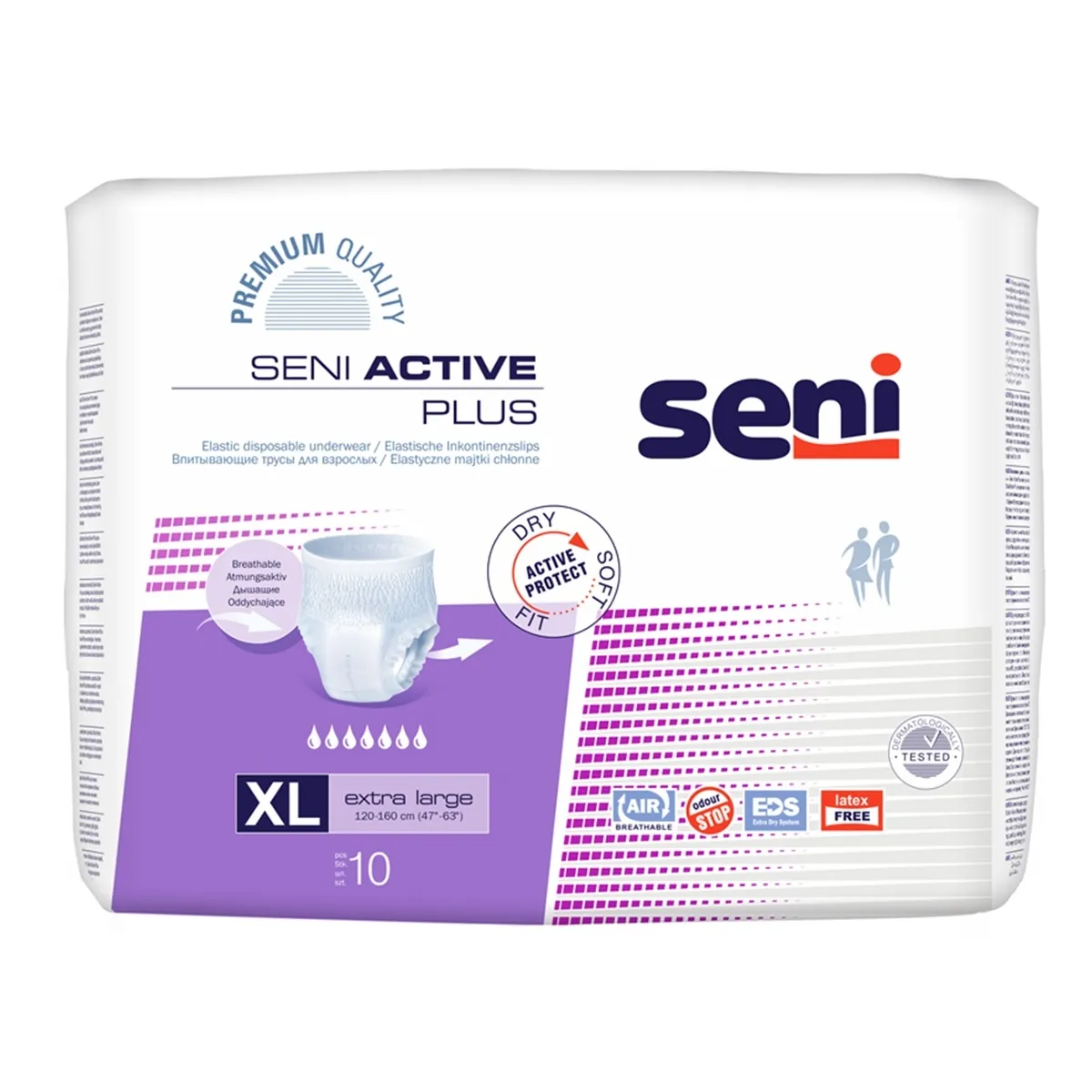 SENI ACTIVE PLUS IMAVAD PÜKSID XL 2000ML N10 - Tootepilt
