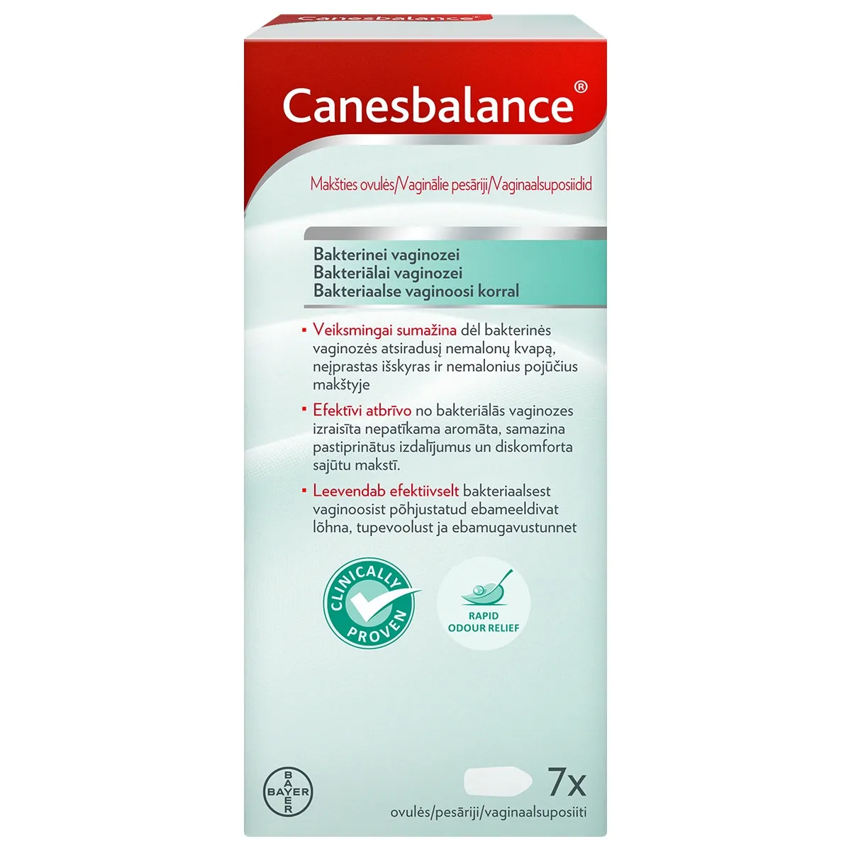 CANESBALANCE VAGINAALSUPOSIIDID N7 - Tootepilt