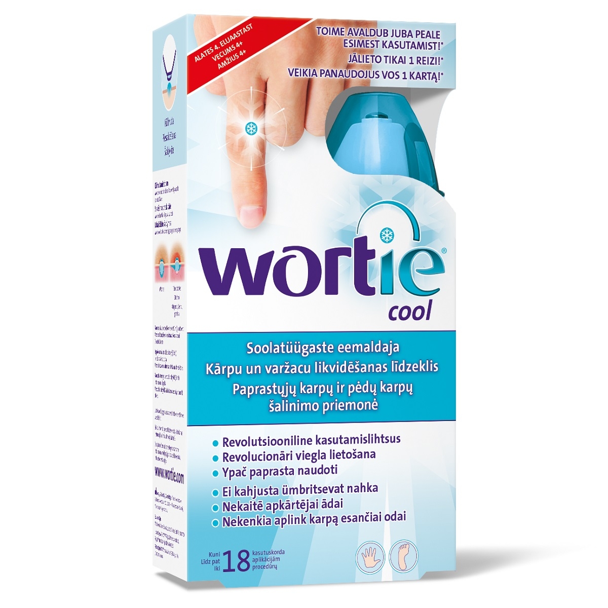 WORTIE SOOLATÜÜGASTE EEMALDAJA 50ML - Tootepilt