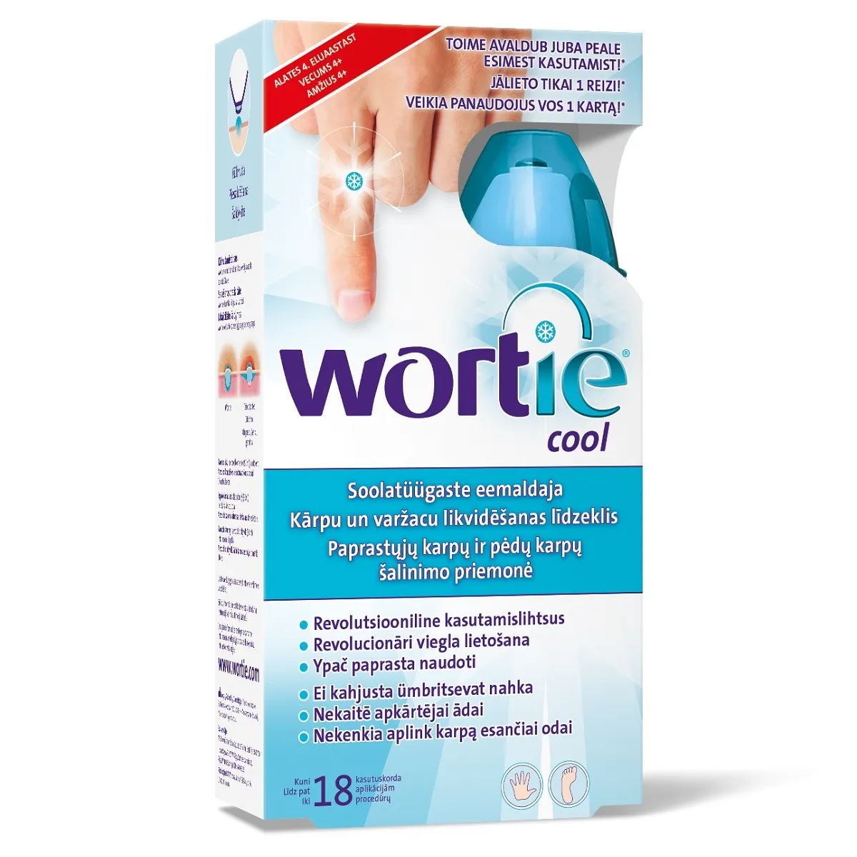 WORTIE SOOLATÜÜGASTE EEMALDAJA 50ML - Tootepilt