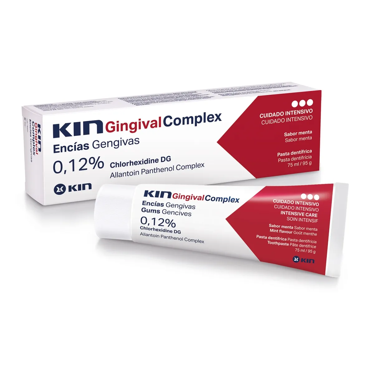 KIN GINGIVAL COMPLEX HAMBAPASTA 0.12% KLOORHEKSIDIINIGA 75ML - Tootepilt