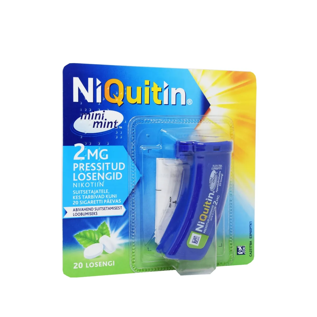 NIQUITIN MINI MINT LOSENG 2MG N20 - Tootepilt