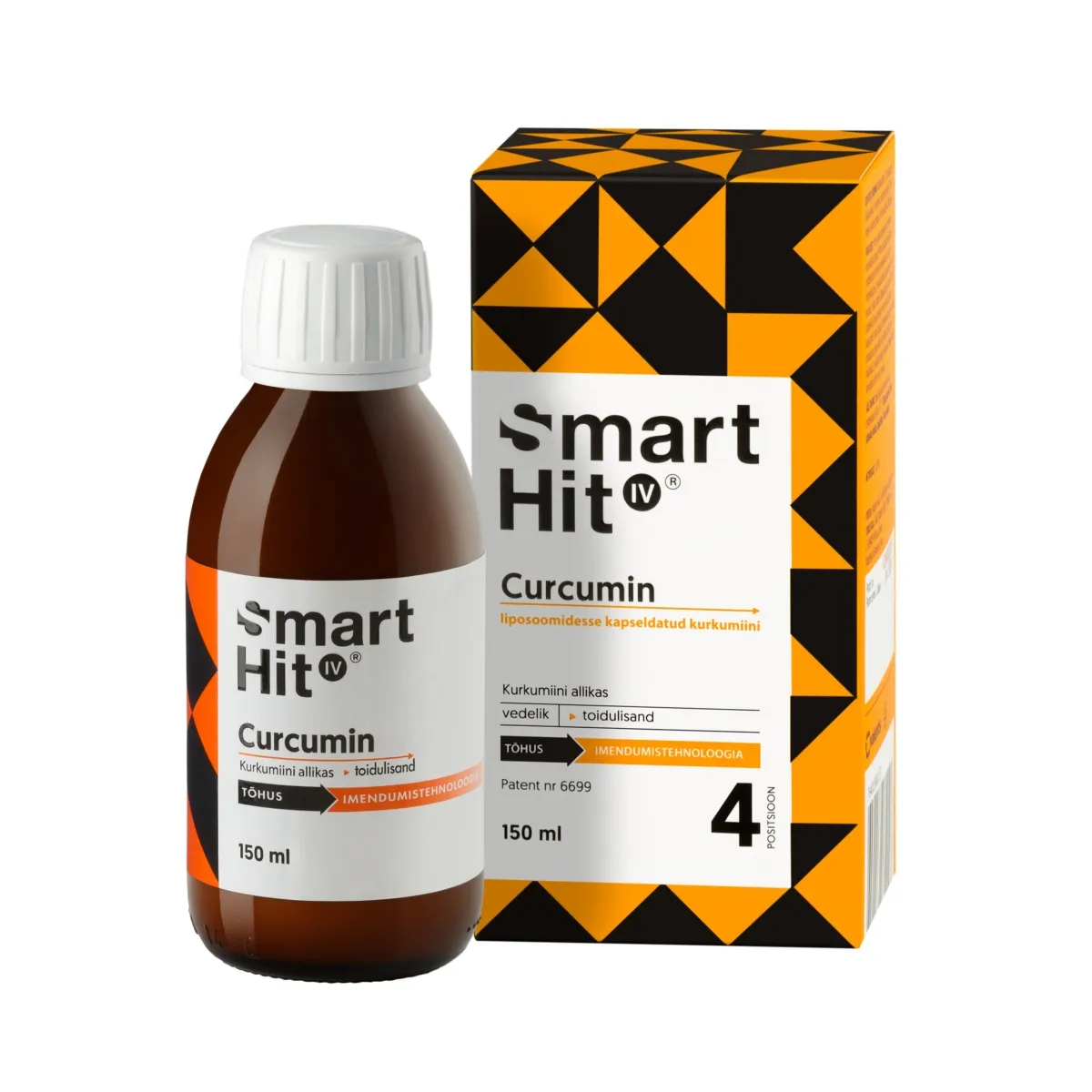 SMARTHIT IV CURCUMIN LIPOSOOMNE 150ML - Tootepilt