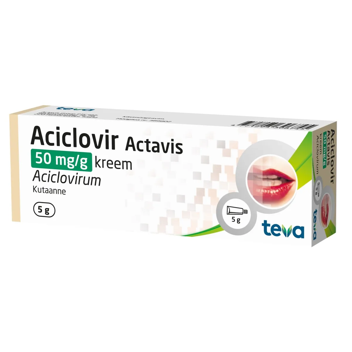 ACICLOVIR ACTAVIS KREEM 50MG/G 5G - Tootepilt