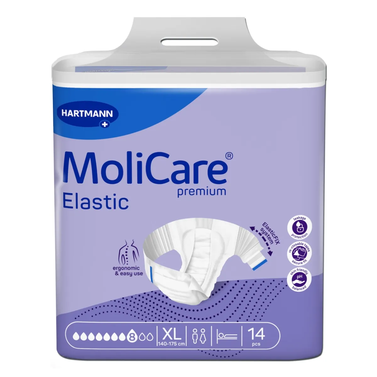 MOLICARE ELASTIC 8 TILKA XL N14 - Tootepilt