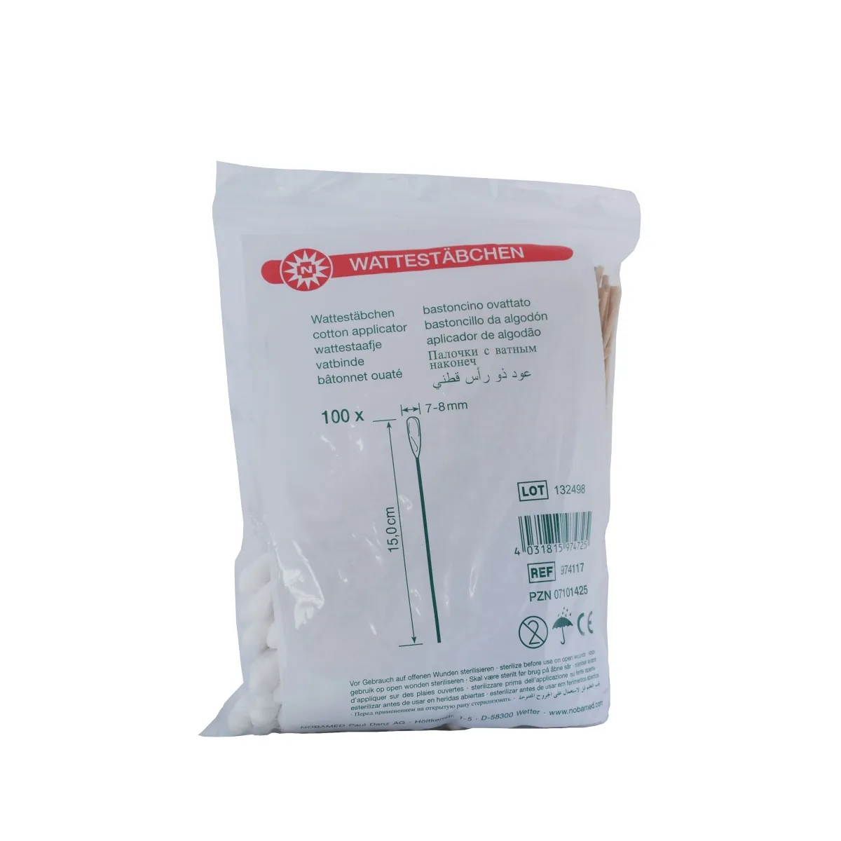 NOBA VATITIKUD PIKAD 15CM 7-8MM N100 - Tootepilt