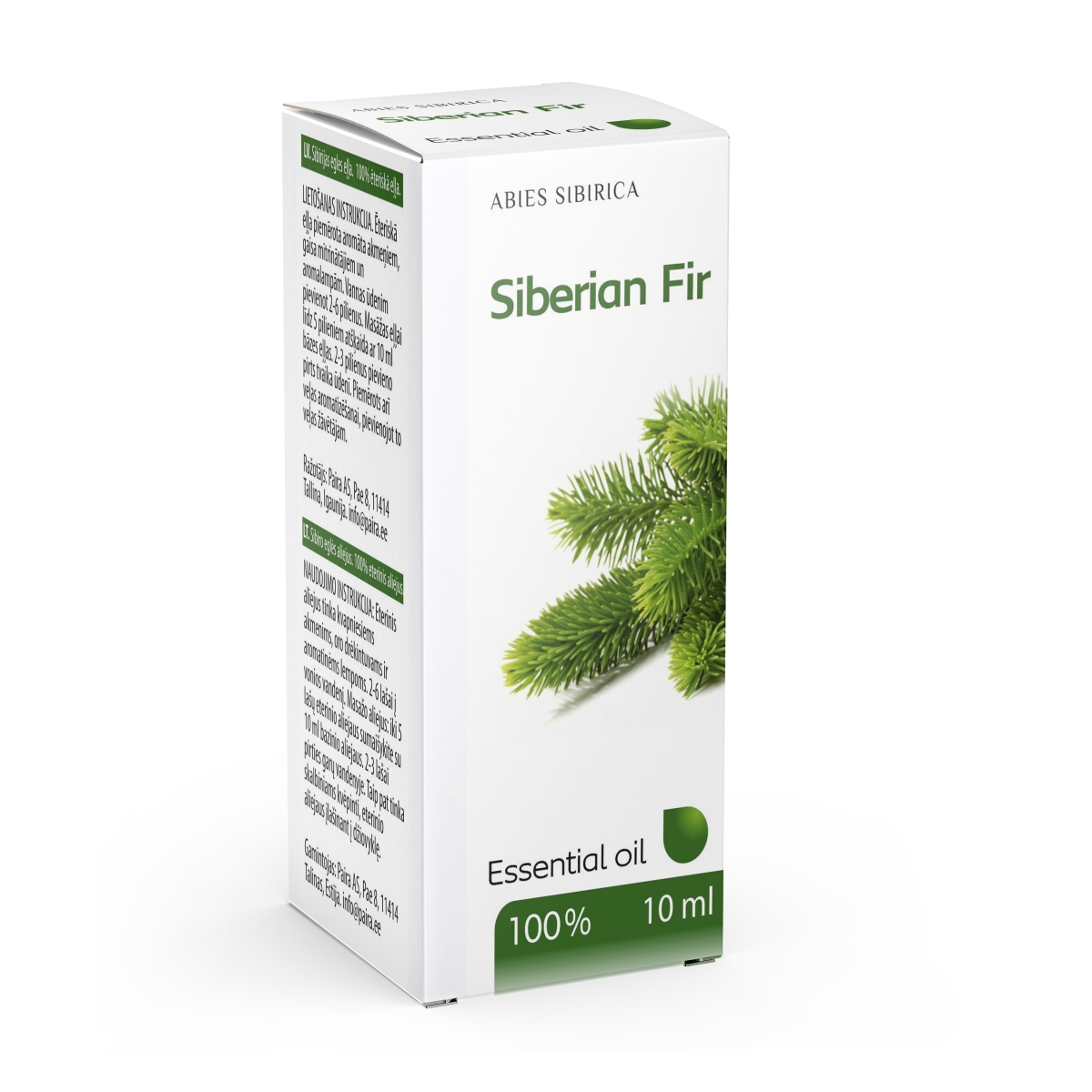 PAIRA SIBERI NULUÕLI 10ML - Tootepilt