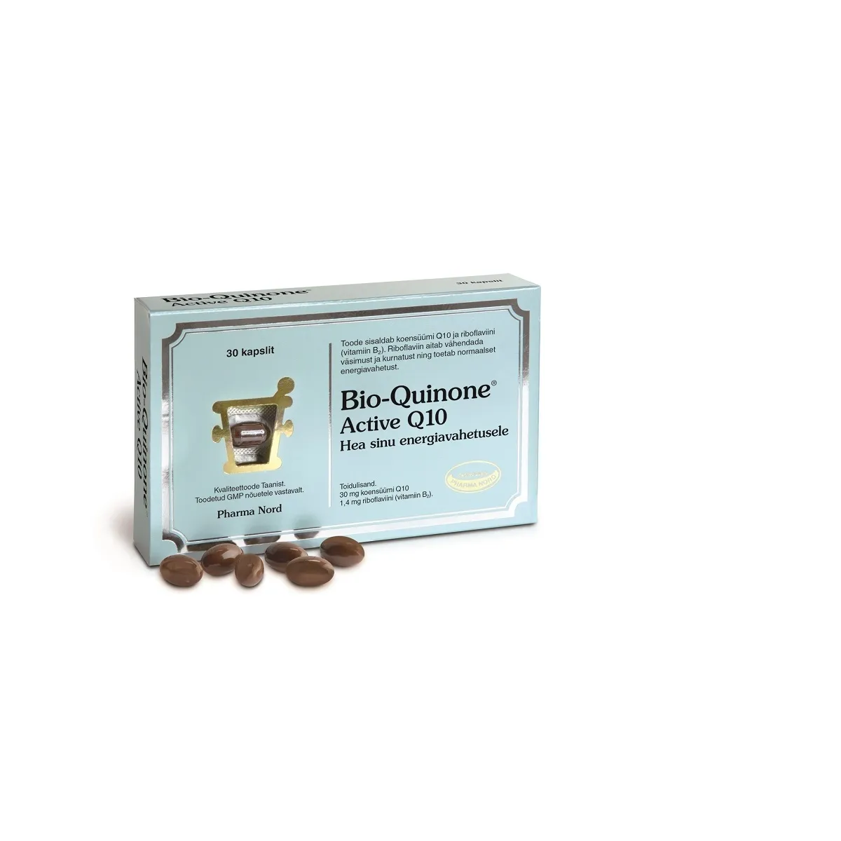 BIO-QUINONE ACTIVE Q10 CAPS 30MG N30 - Tootepilt