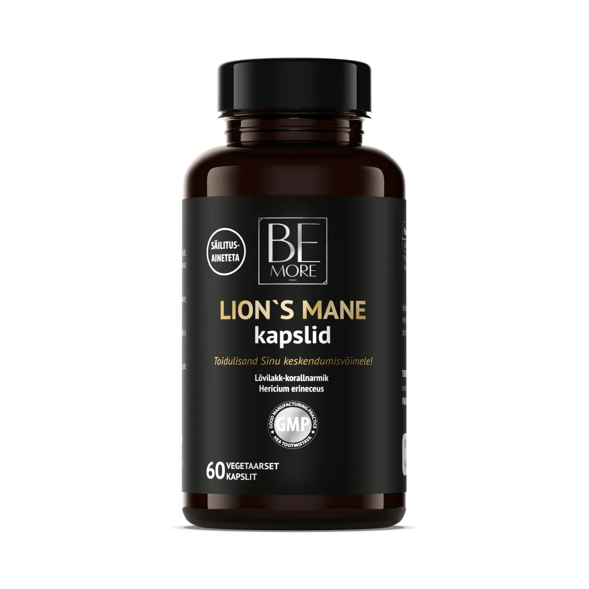 BE MORE LION`S MANE KAPSLID N60 - Tootepilt
