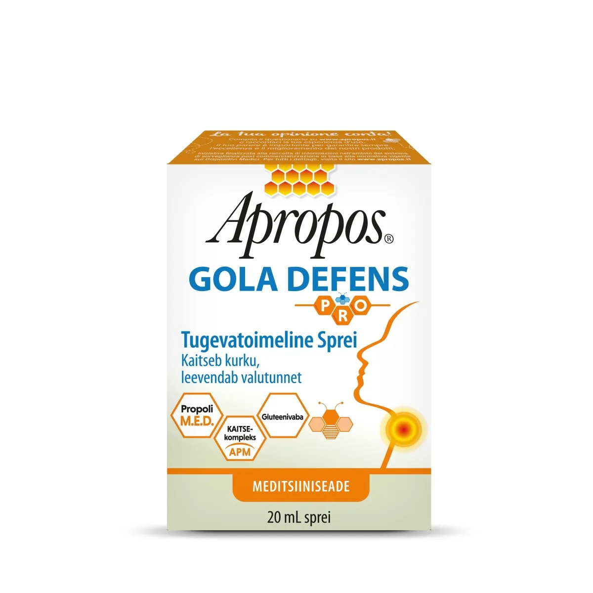 APROPOS GOLA DEFENS TUGEVATOIMELINE KURGUSPREI 20ML - Tootepilt