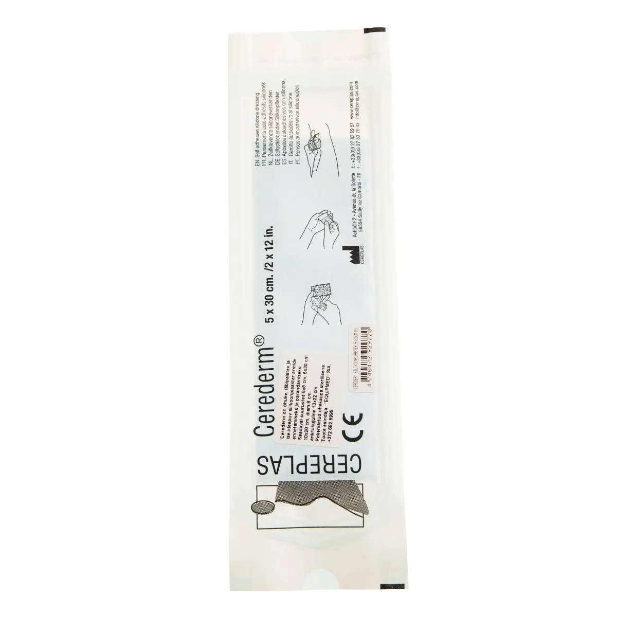 CEREDERM SILIKOONPLAASTER 5X30CM N1 - Tootepilt