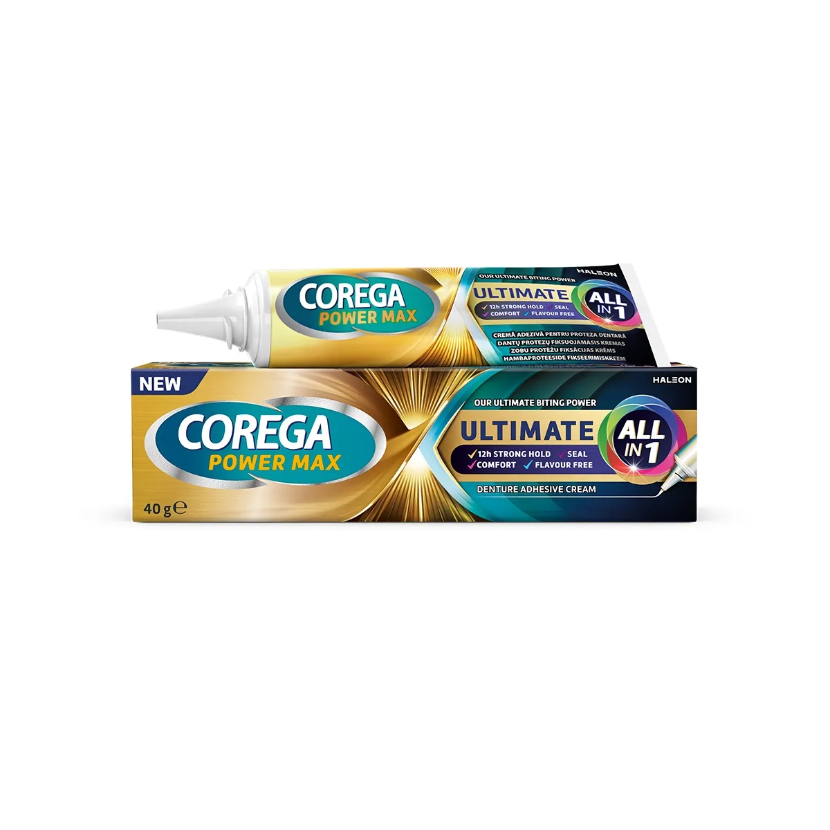 COREGA ULTIMATE FIKSEERIMISKREEM HAMBAPROTEESIDELE 40G - Tootepilt