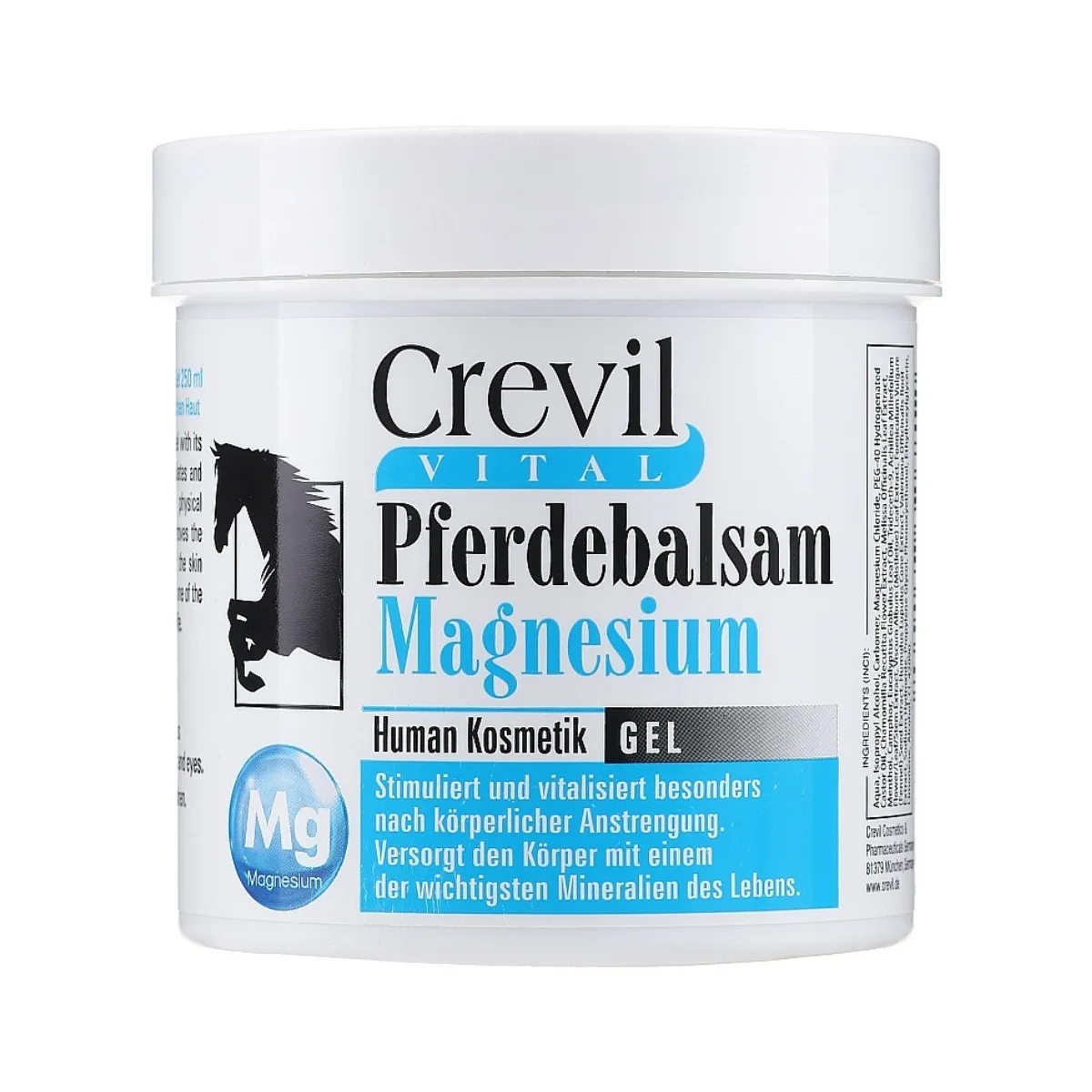 CREVIL HOBUSEPALSAM MAGNEESIUMIGA 250ML - Tootepilt