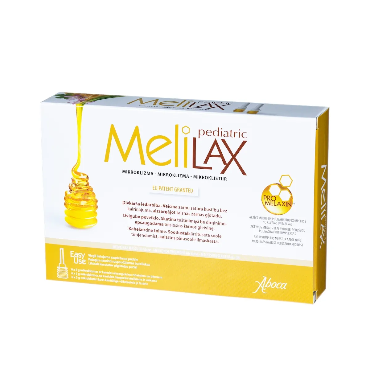 MELILAX PEDIATRIC MIKROKLISTIIR 5G N6 - Tootepilt