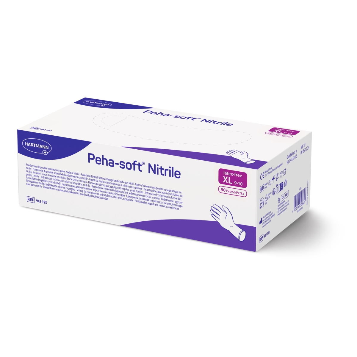 PEHA-SOFT KINDAD NITRILE PUUDRIVABAD XL N90 - Tootepilt