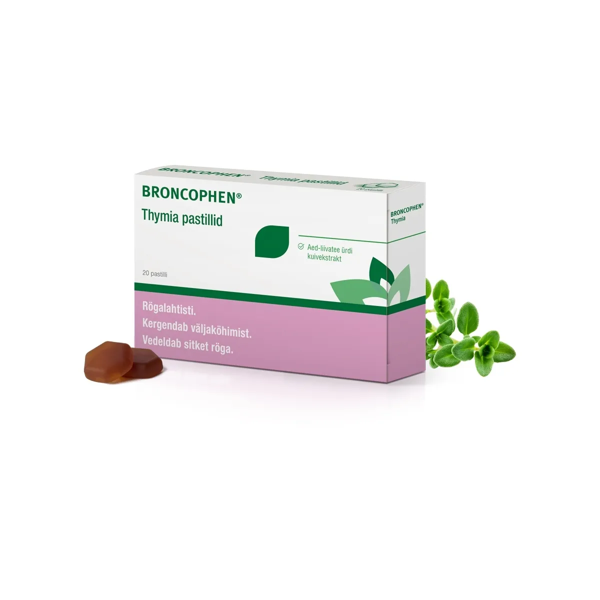 BRONCOPHEN THYMIA PASTILLID 59,5MG N20 - Tootepilt