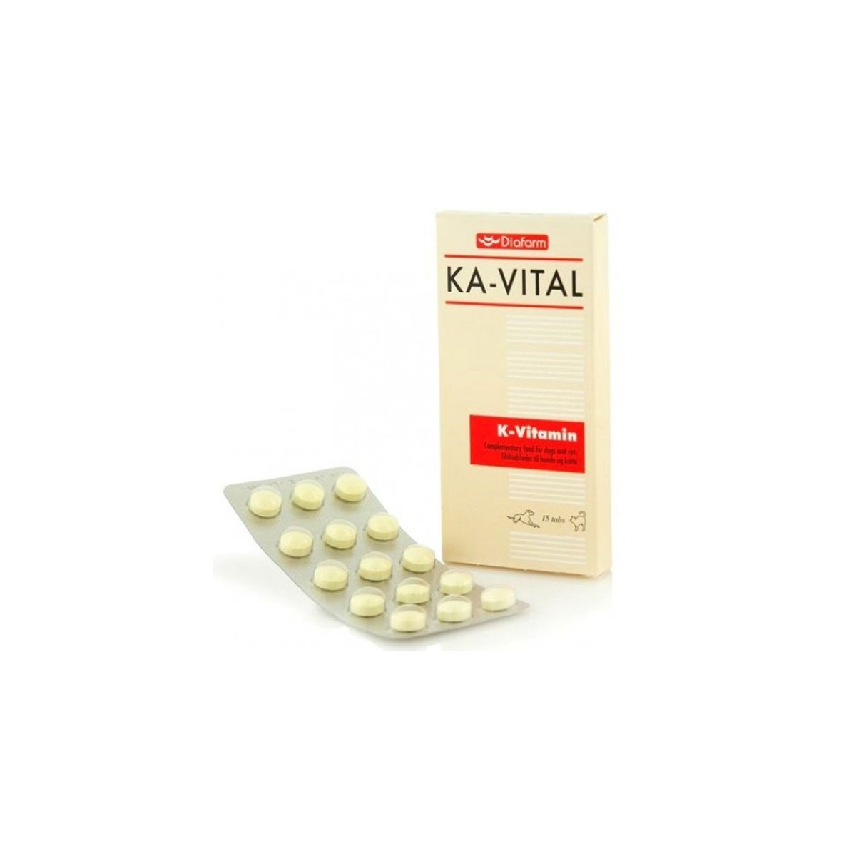 Diafarm Ka-Vital tabletid koertele ja kassidele, N15 - Tootepilt