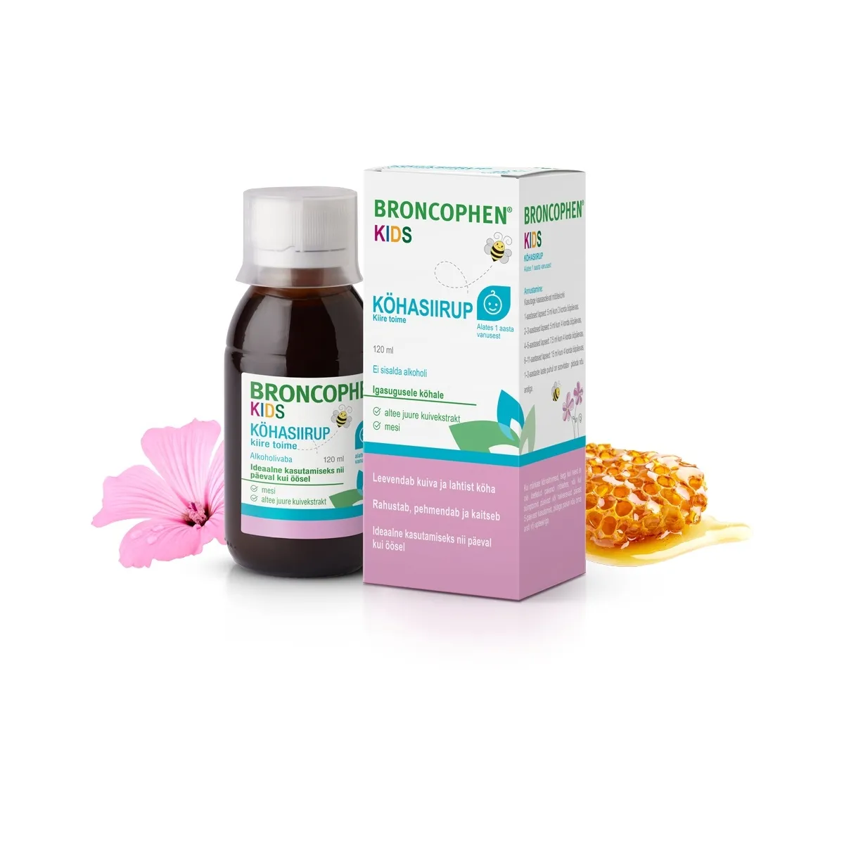 BRONCOPHEN KIDS KÖHASIIRUP 120ML - Tootepilt
