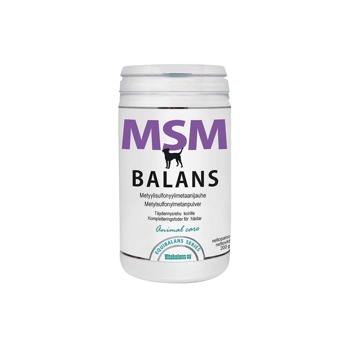 Vitabalans Probalans MSM-Balans toidulisand koertele 200 g - Tootepilt