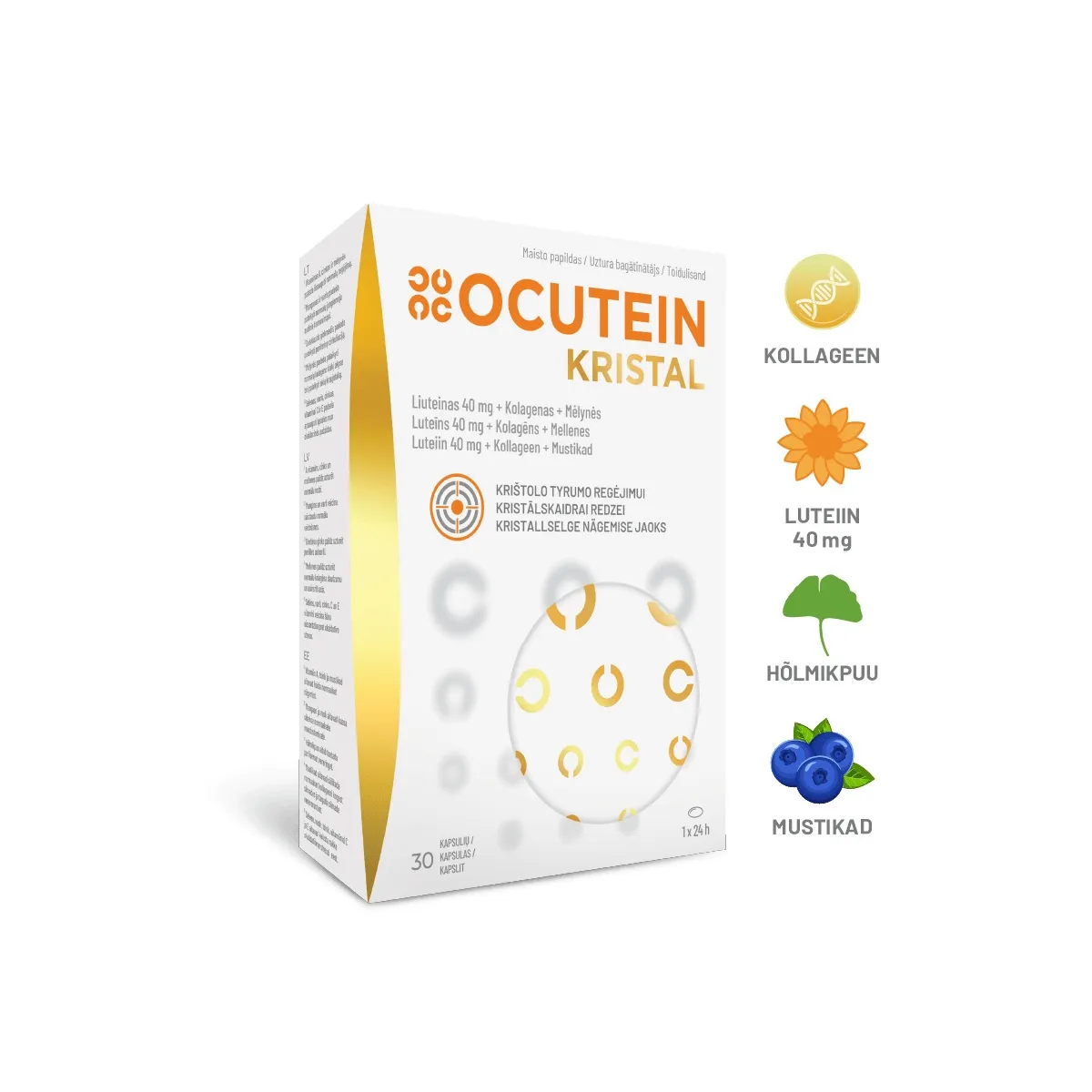 OCUTEIN KRISTAL KAPSLID 40MG N30 - Tootepilt