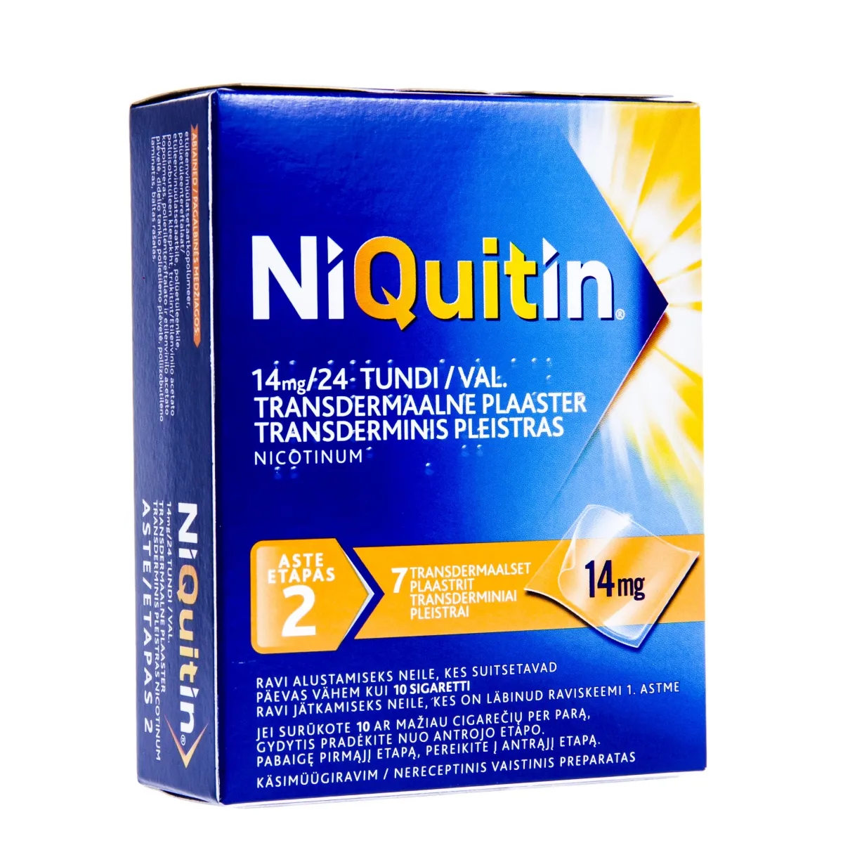 NIQUITIN TDP 14MG/24H N7 - Tootepilt