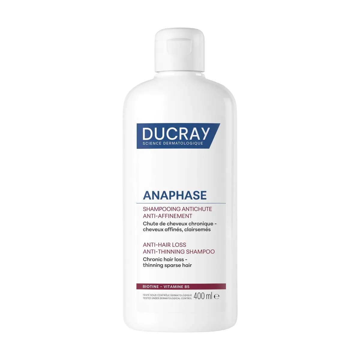DUCRAY ANAPHASE SHAMPOON JUUSTE VÄLJALANGEMISE VASTU 400ML - Tootepilt